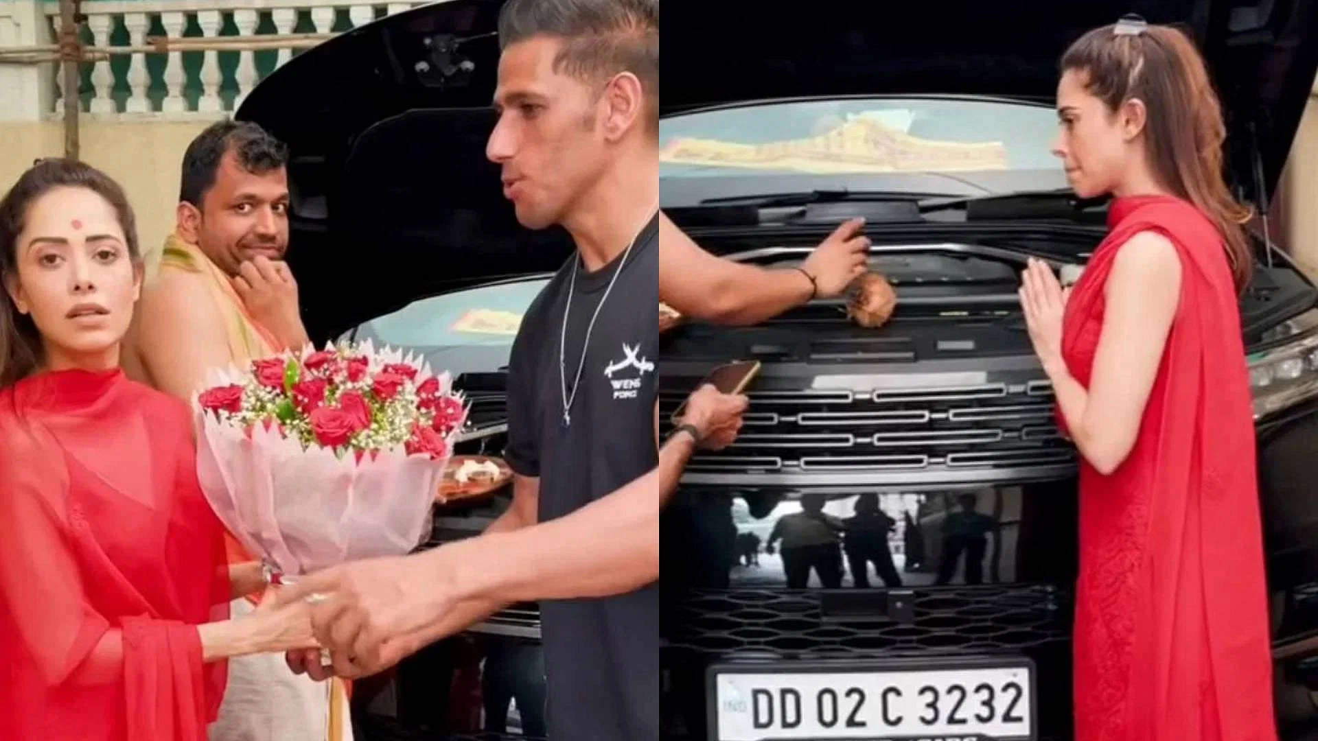 On the occasion of Dhanteras, Nusrat Bharuccha bought such an expensive Range Rover car, said 'I am from a middle class family...'