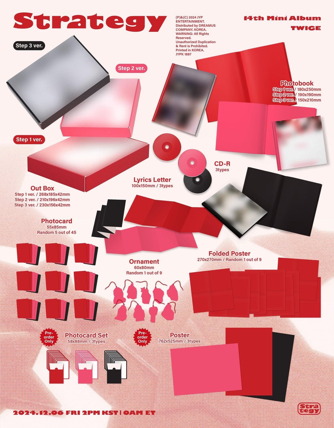 TWICE - The 14th Mini Album: STRATEGY (Album Packaging Preview) : r/kpop