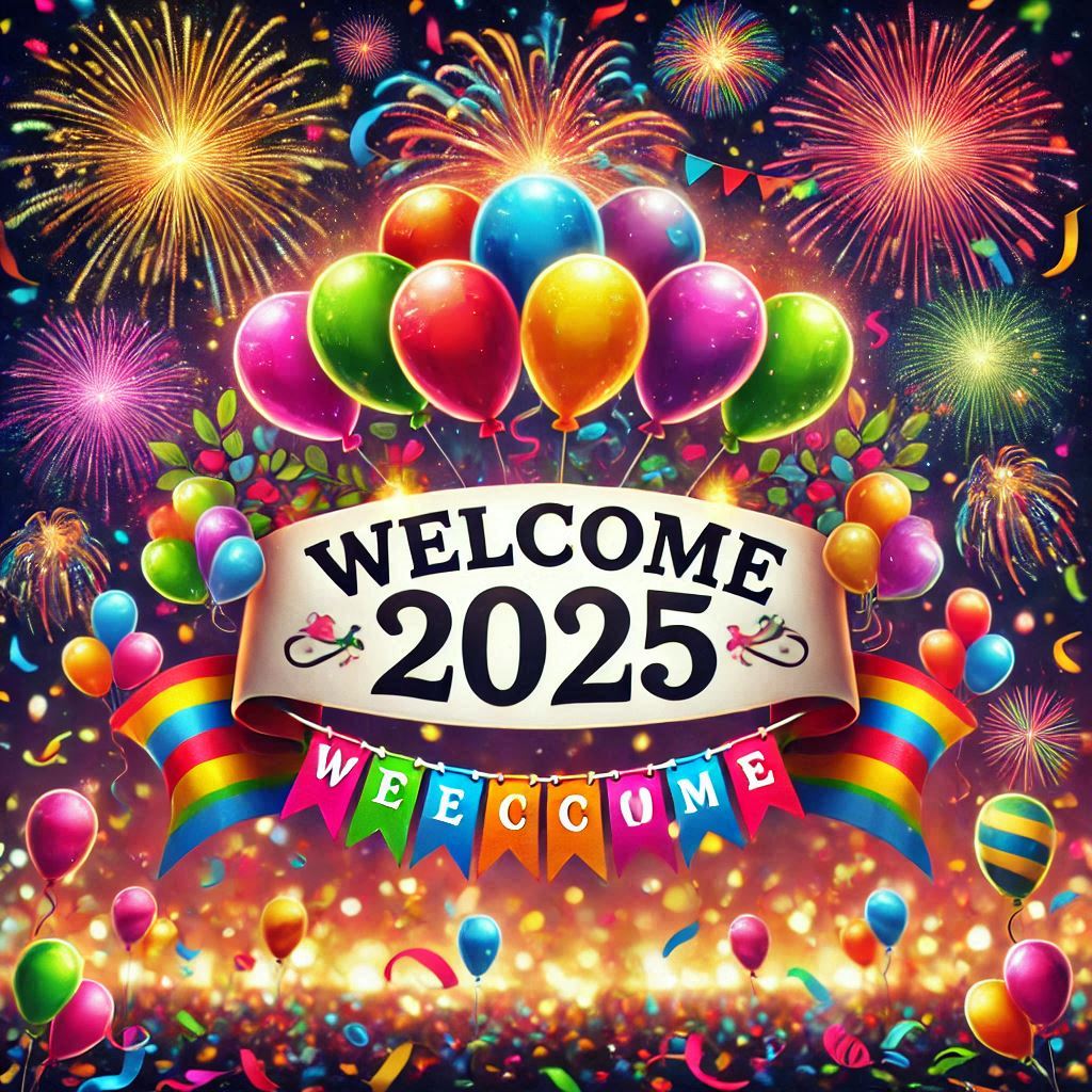 Welcome 2025 banner