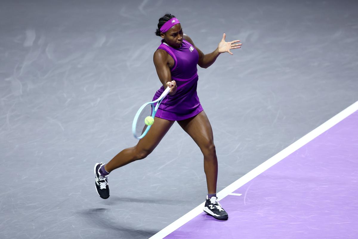 Ending on a high: Coco Gauff, who split with Brad Gilbert and hired Matt Daley after the US Open, salvaged her otherwise disappointing year at the WTA Finals.