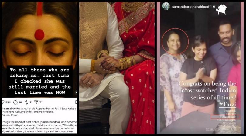 Samantha Ruth Prabhu holds husband Raj Nidimoru's hand tightly in new wedding photo Samantha Ruth Prabhu holds husband Raj Nidimoru's hand tightly in new wedding photo