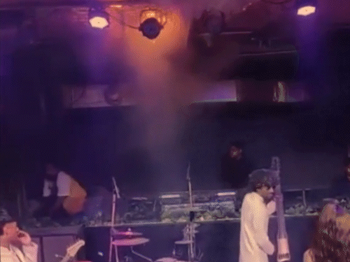 After the fire, there was an atmosphere of chaos in the club.