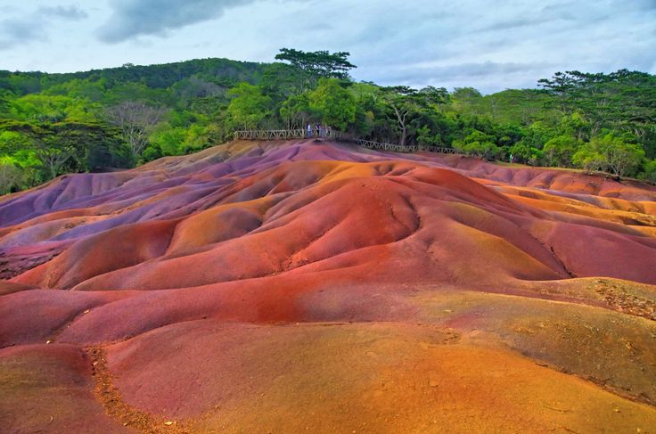 This may contain: an article about the seven colored earths