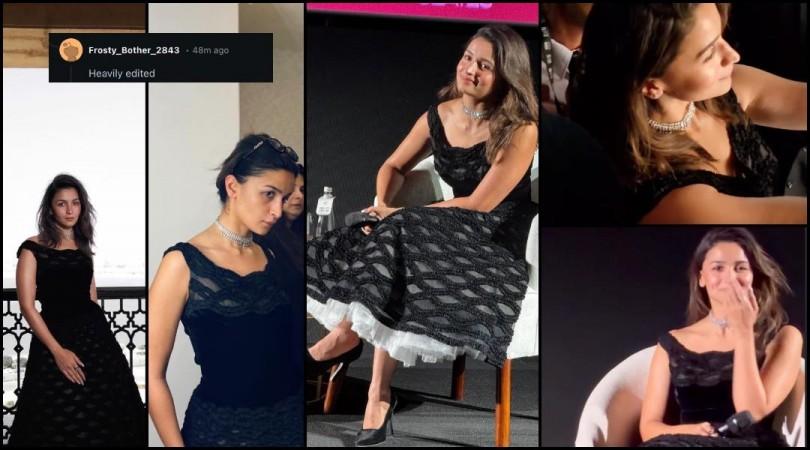 Red Sea Festival 2025: Alia Bhatt slays in black lace fit, opts for pastel make-up; criticised for sharing heavily edited photos on IG Red Sea Festival 2025: Alia Bhatt slays in black lace fit, opts for pastel make-up; criticised for sharing heavily edited photos on IG