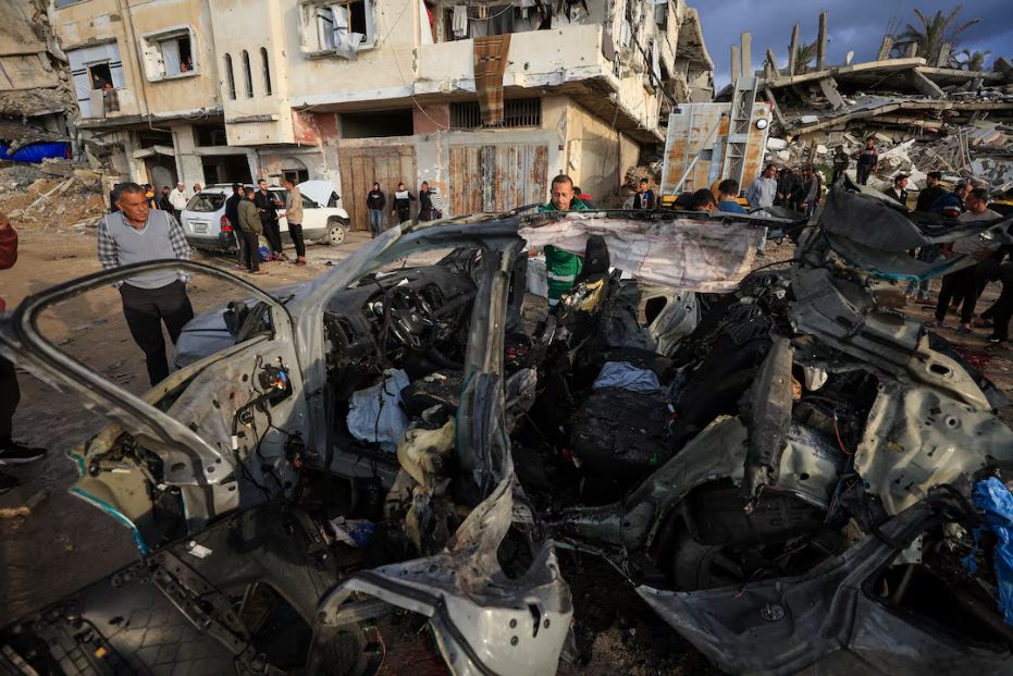 The Israeli army targeted a car in Gaza City, killing Raed Saeed.