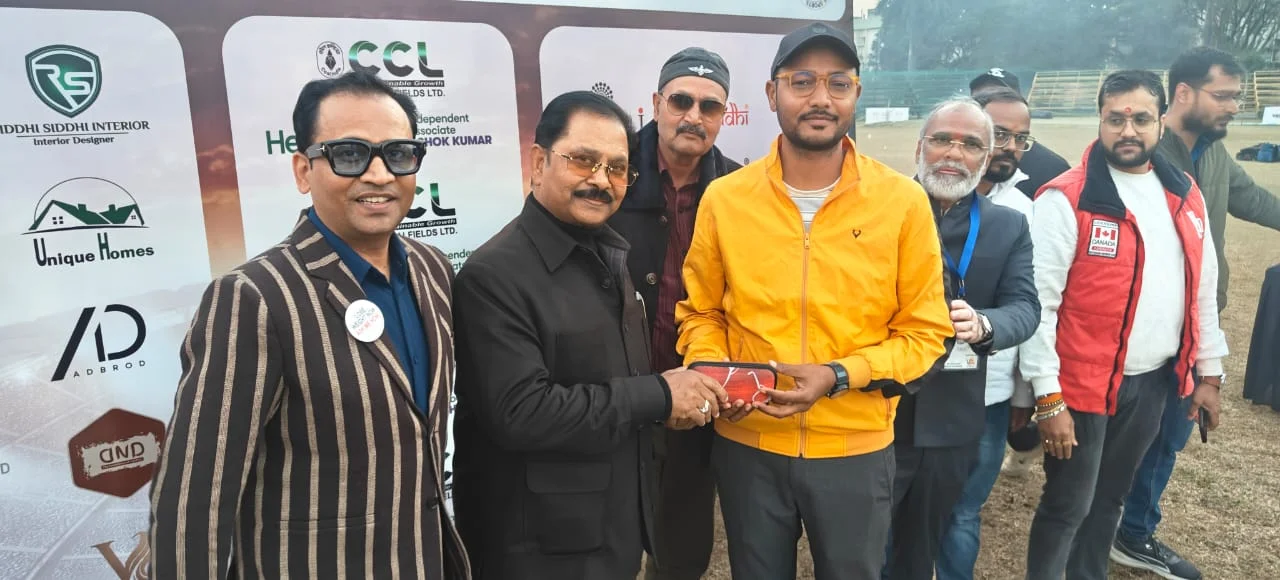 Grand finale of Jharkhand T-10 Blast Cricket Tournament, JCA President Ajay Nath Shahdev and former MP Dheeraj Sahu were present 18 WhatsApp Image 2025 12 13 at 19.03.40 61a1f60e