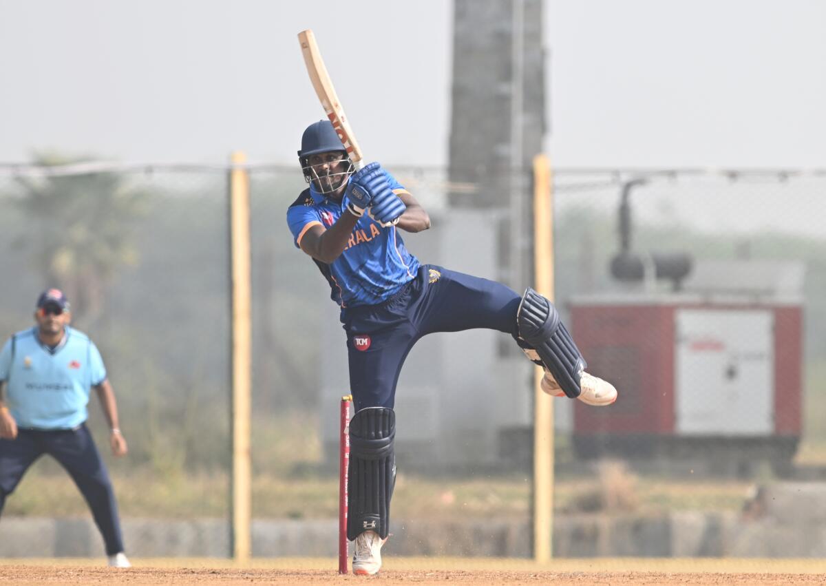 Sharafuddeen can strike a few lusty blows with the bat in the slog overs. Sharafuddeen can strike a few lusty blows with the bat in the slog overs.