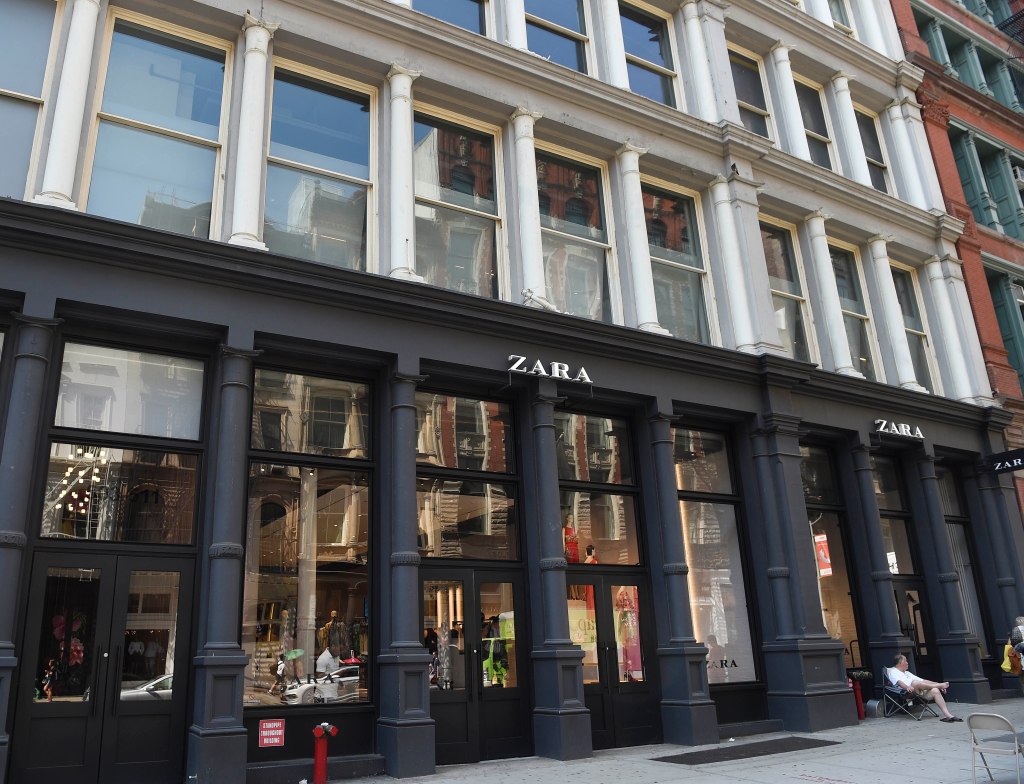 The Zara store located at 503 Broadway in Soho.