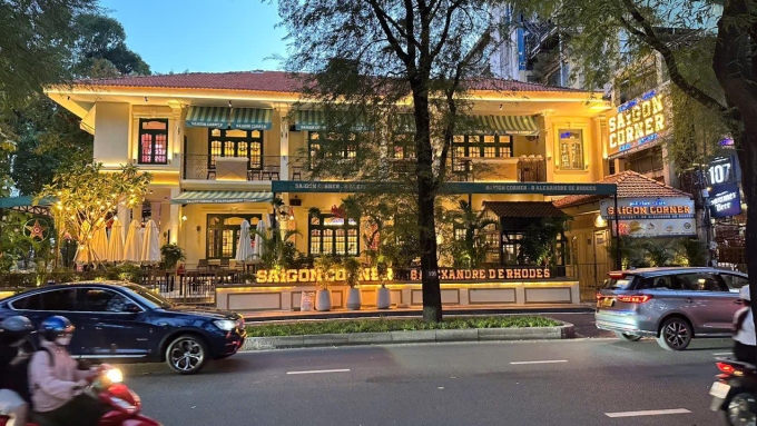 Saigon Corner restaurant at night. Photo: Saigon Corner