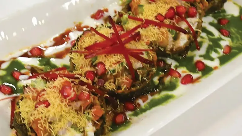 Patara Spinach Bowl Chaat