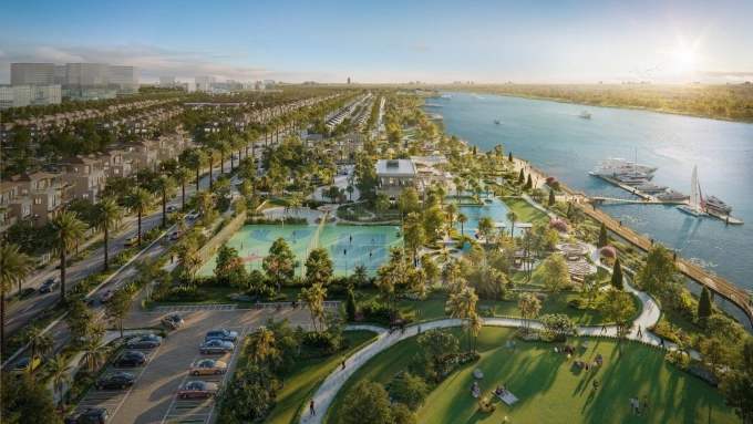 A corner of Nam Long’s Waterpoint project developed according to ESG criteria. Photo courtesy of Nam Long