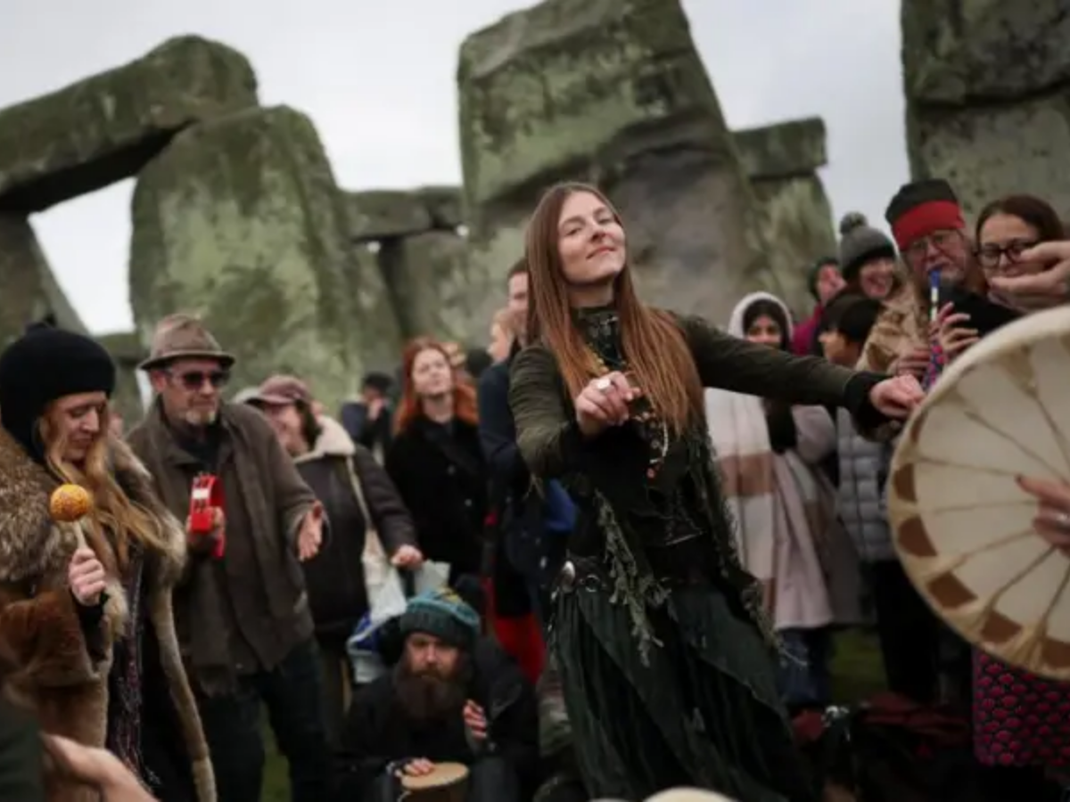 Drumming at Stonehenge