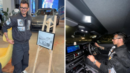 Yuzi's classy and expensive car