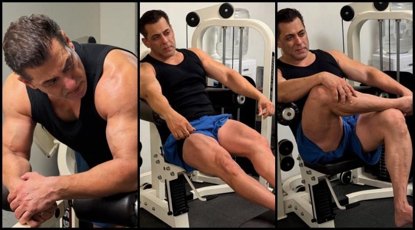 Salman Khan's birthday countdown: Bhaijaan drops thirst-trap gym photos flaunting biceps and thigh muscles