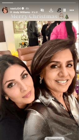 Bollywood celebs offered fans a peek into cosy moments. From Ranbir Kapoor's low-key presence at a family bash to Sonakshi Sinha's romantic celebrations and Janhvi–Khushi Kapoor's personal Christmas décor.