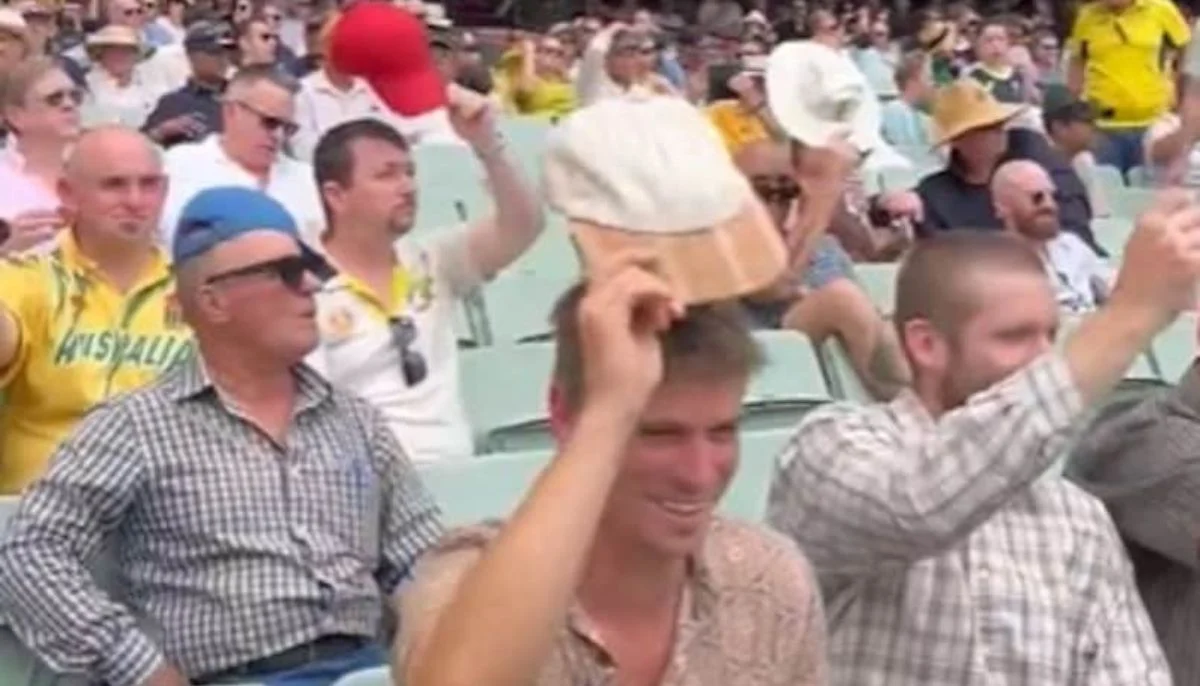 The ritual of tipping the hat will continue throughout the Test match