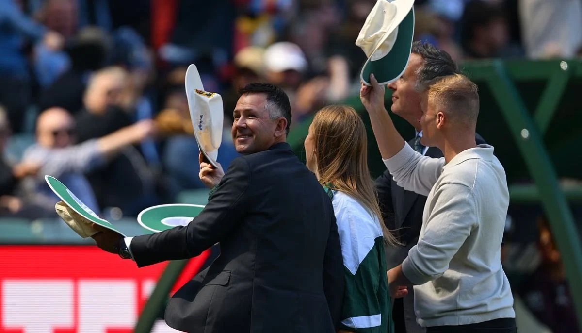 This daily ritual of tipping the hat will continue throughout the Test match