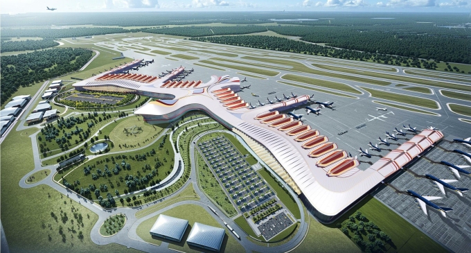 Rendering of Phu Quoc International Airport after expansion. Photo courtesy of Sun Group