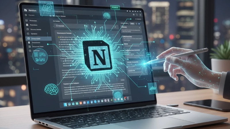 AI concept AI note-taking software