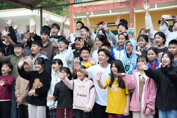 Many charitable initiatives have been carried out by BUV students, offering support to children and ethnic minority communities. Photo courtesy of BUV