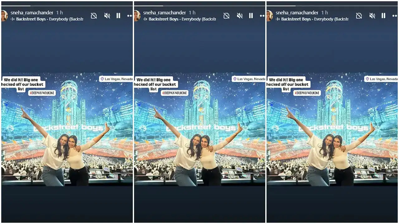 Deepika Padukone's Backstreet Boys concert experience in Las Vegas