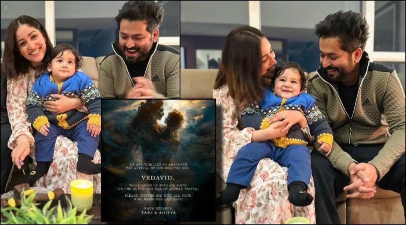 Yami and Aditya have named their son Vedavid. Yami and Aditya have named their son Vedavid.