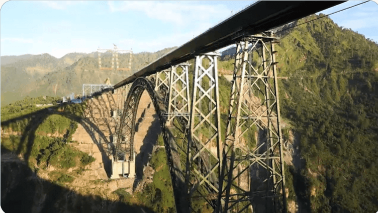 World's highest railway bridge