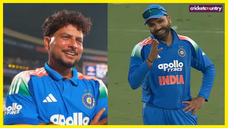 Rohit Sharma and Kuldeep yadav Rohit Sharma and Kuldeep yadav