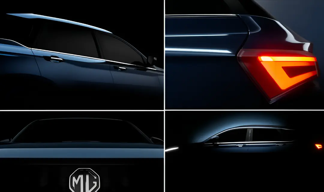 2026 MG Hector Facelift: Exterior Teasers Reveal New Celadon Blue Paint