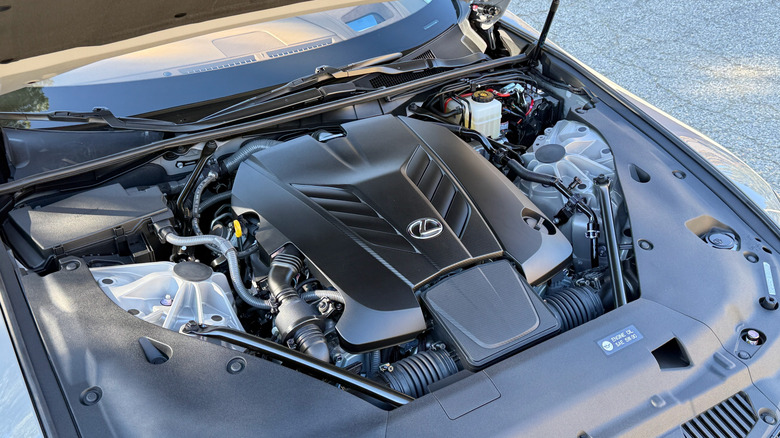 2026 Lexus LC 500 Convertible Inspiration Series engine bay