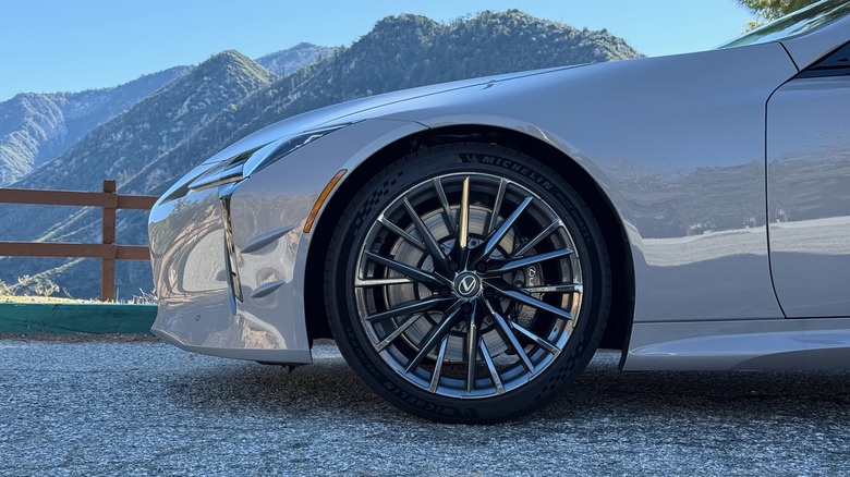2026 Lexus LC 500 Convertible Inspiration Series front wheel