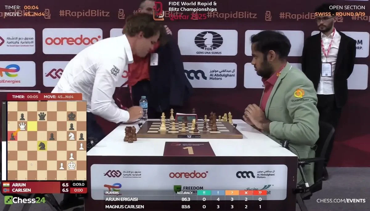 The game reached a boiling point with severe time pressure