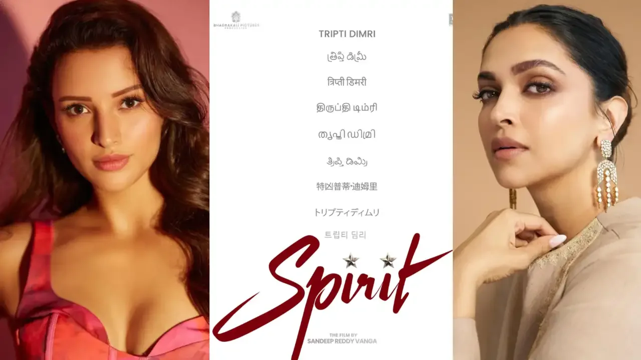 Deepika Padukone and Triptii Dimri Spirit movie 