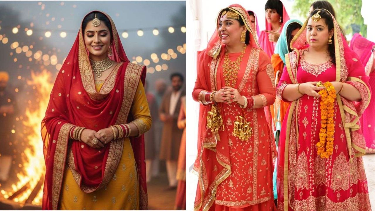 Lohri Dupatta Style 5