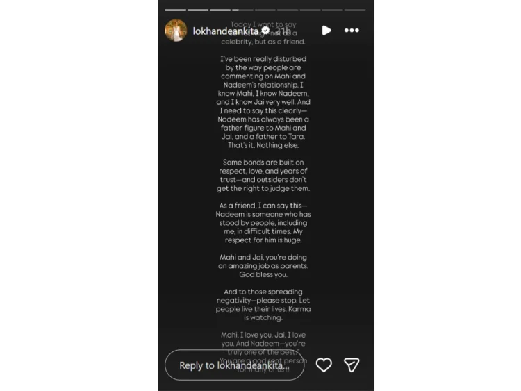 Ankita Lokhande slammed netizens for trolling Mahhi Vij 