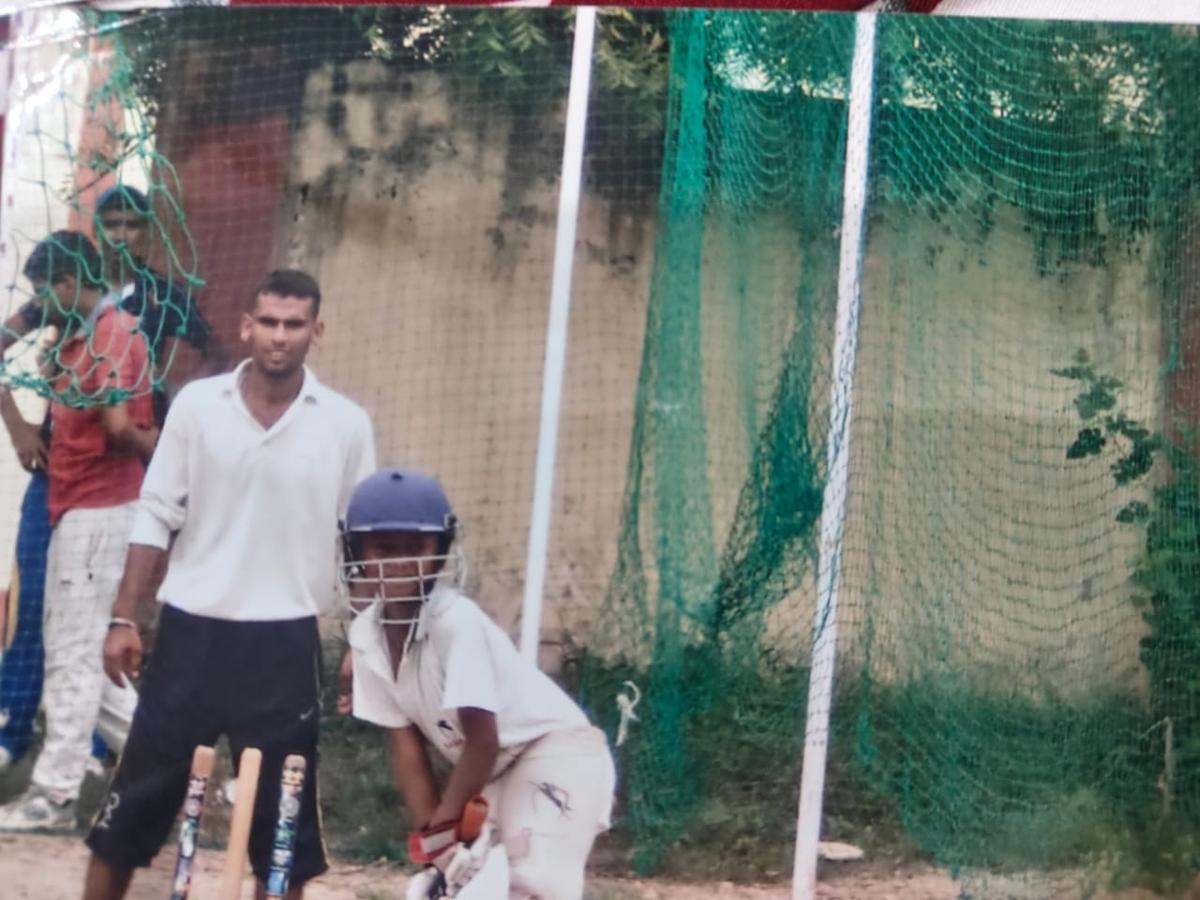 Kartik Sharma during his early training years, when the routine was already in place. Kartik Sharma during his early training years, when the routine was already in place.