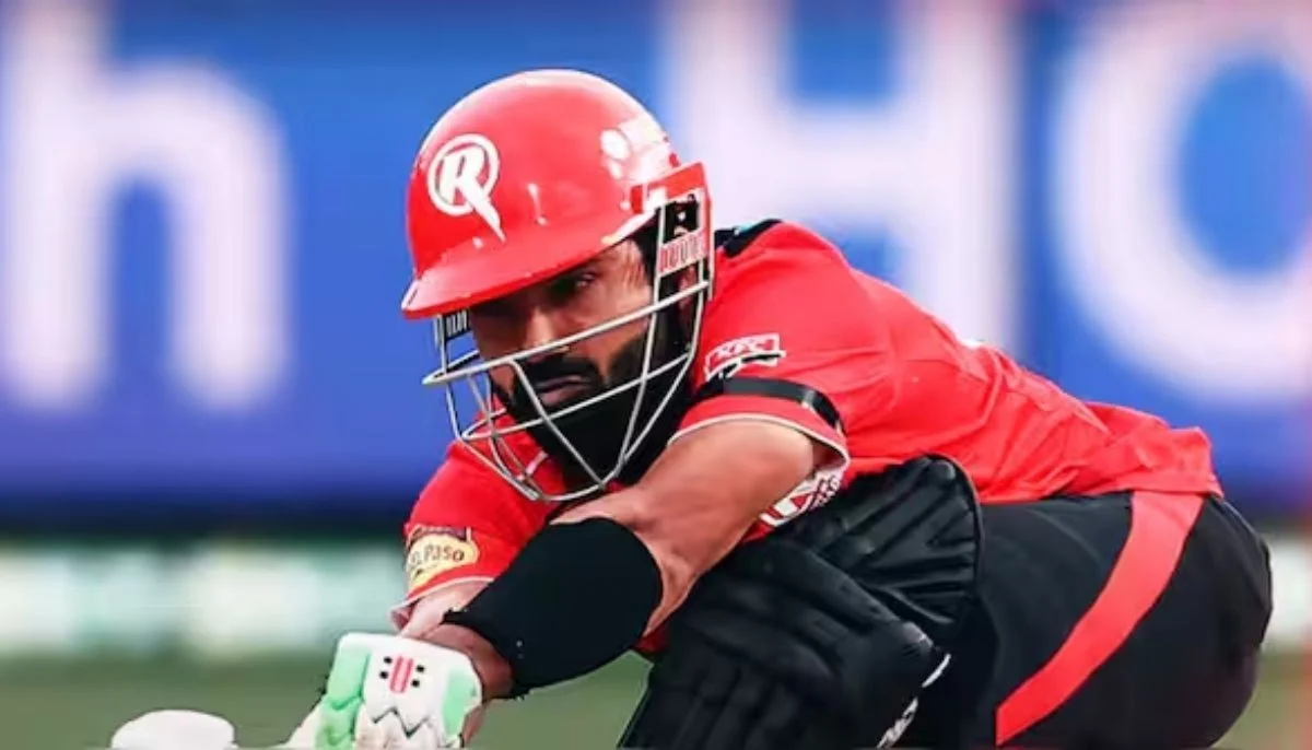 Mohammed Rizwan was playing for the Melbourne Renegades when he was retired out