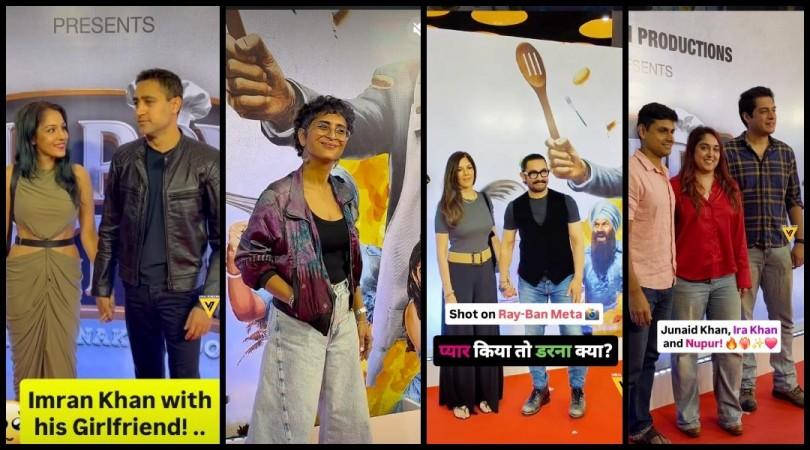 Aamir Khan holds hands with GF Gauri, ex-wife Kiran Rao arrives solo; Reena Dutta's kids Junaid and Ira pose Aamir Khan holds hands with GF Gauri, ex-wife Kiran Rao arrives solo; Reena Dutta's kids Junaid and Ira pose