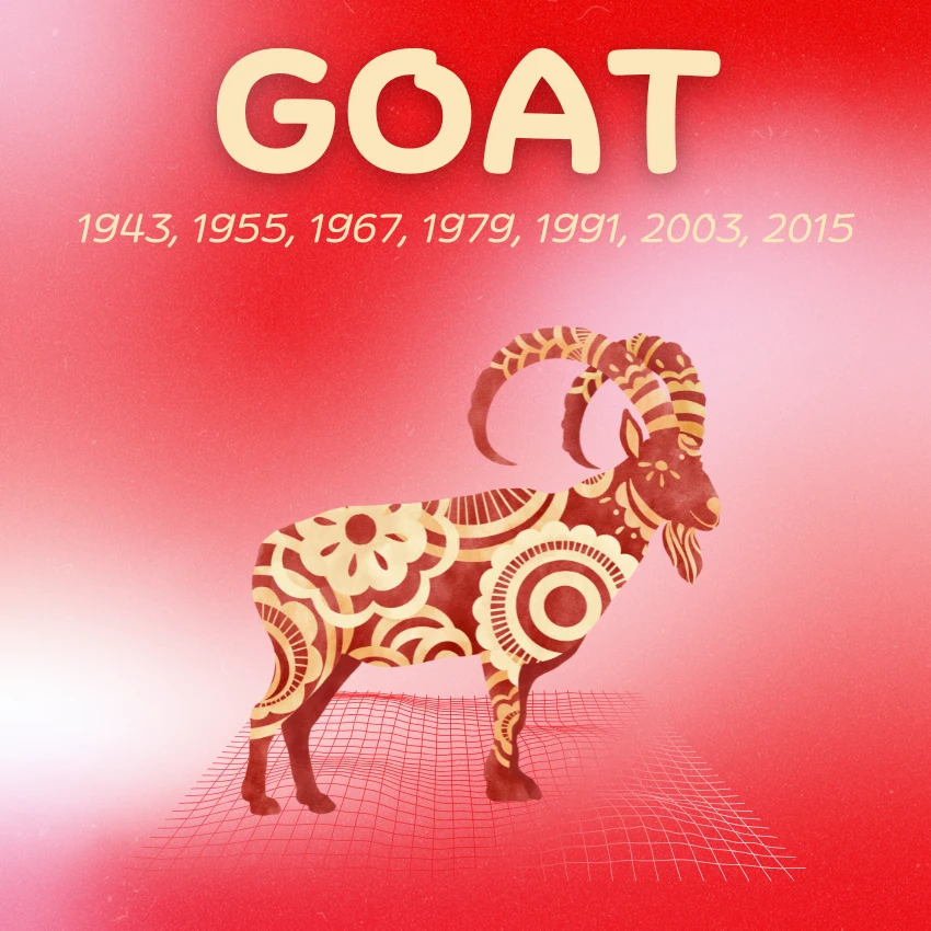 goat chinese zodiac signs luck good fortune January 25 2026