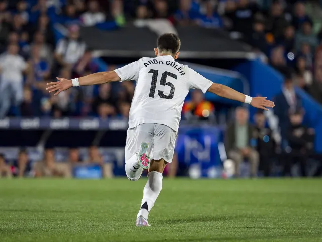 Real Madrid's Arda Guler on April 23, 2025