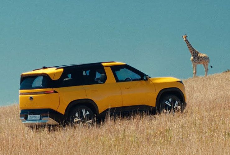 tata sierra rear view