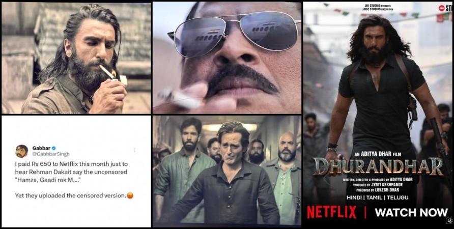 Dhurandhar censored on OTT: Viewers slam Netflix for muted abuses, beeped words, emoji on smoking scenes; demand uncensored version
