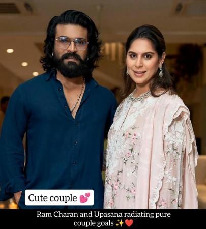 Fake viral photo of Ram Charan and Upasana Konidela holding newborn twins surfaces; fans gather outside hospital, Samantha sends wishes Fake viral photo of Ram Charan and Upasana Konidela holding newborn twins surfaces; fans gather outside hospital, Samantha sends wishes