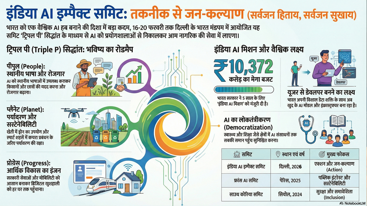 india AI impact Summit 2026 infographic