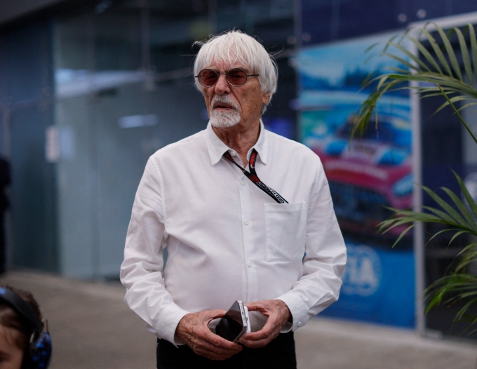 Bernard Ecclestone in Sao Paulo (Brazil) in 2023. Photo: Reuters