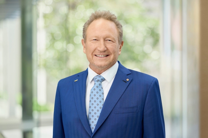 Andrew Forrest, chairman of Fortescue. Photo courtesy of Fortescue