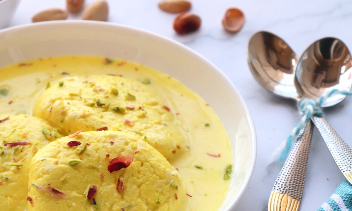 Homemade Rasmalai