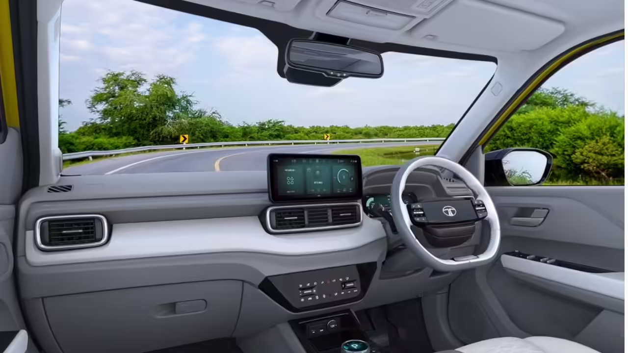 Tata Punch EV facelift interior