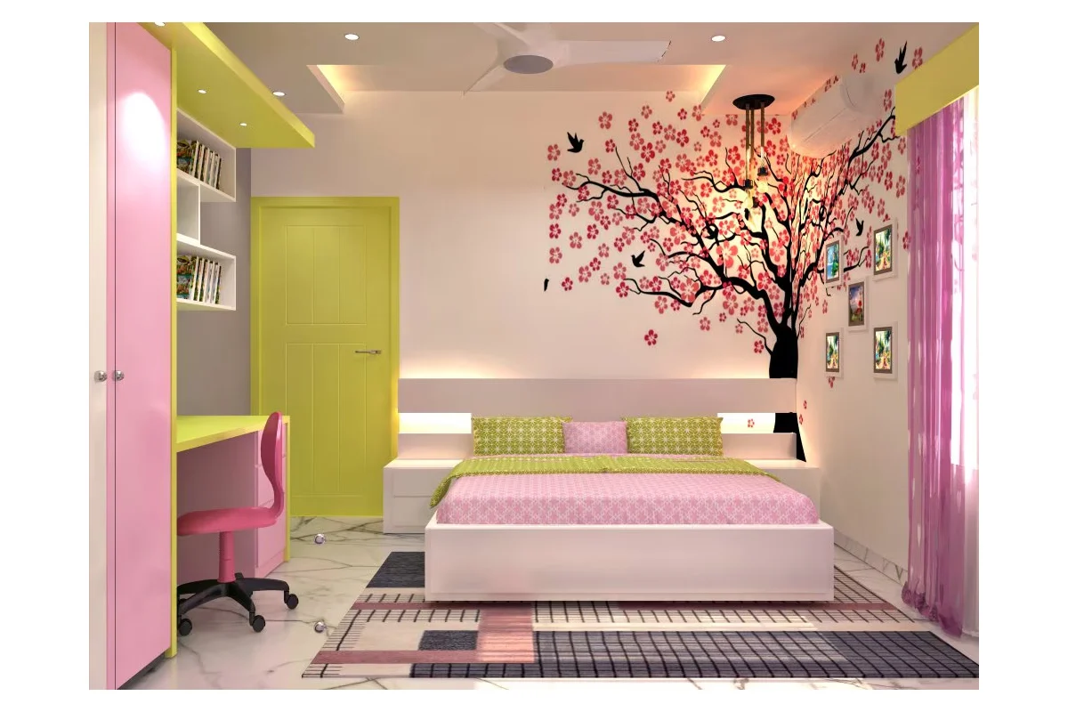 Home Decor Tips: The furniture in the child's room should be light and brightly colored