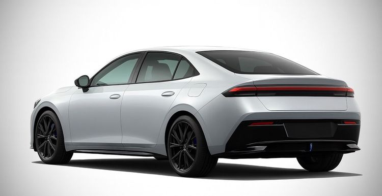 Next gen Honda City sedan rear rendered